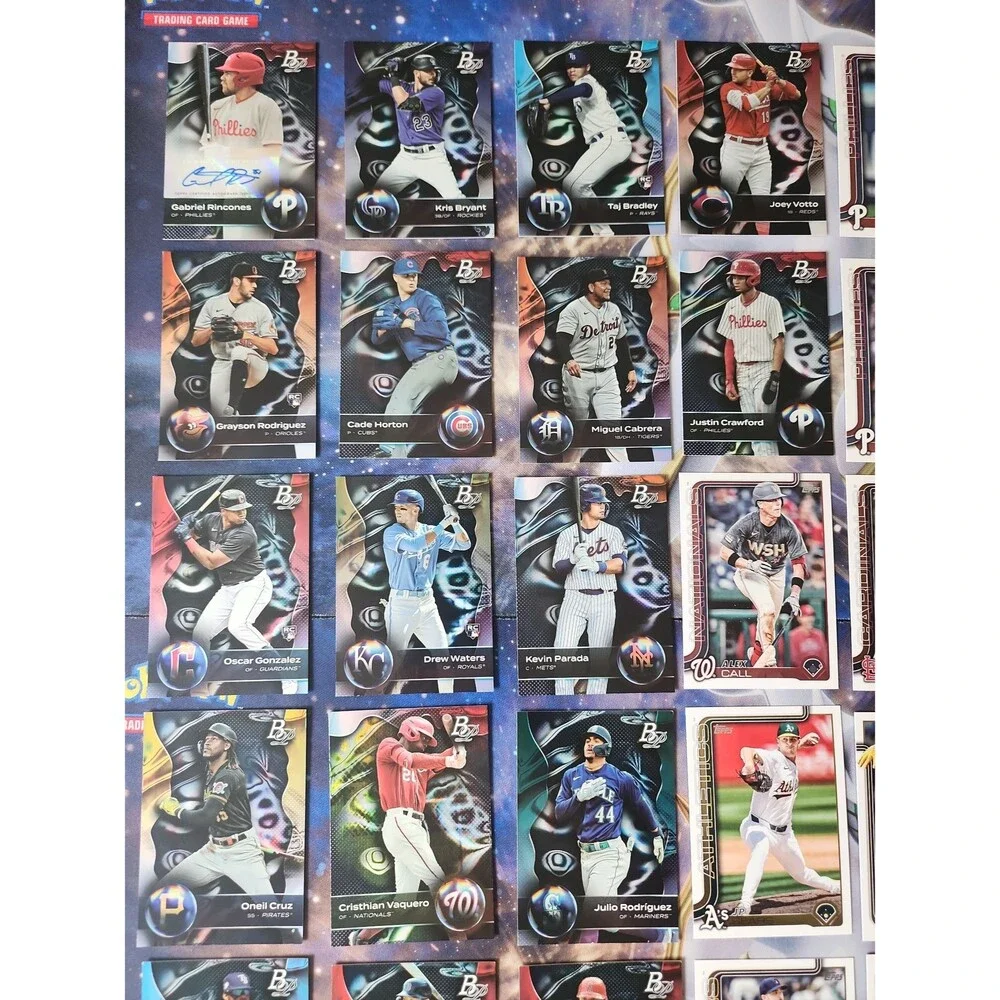 35 Card Baseball Lot - Topps/Bowman Platinum - Gabriel Rincones AUTO (LOT 6) - Picture 8 of 12